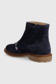 Дитячі замшеві черевики Pom D'api SISTER BRODI колір синій (3536362)