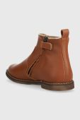 Дитячі шкіряні черевики Pom D'api CITY APPLE колір коричневий (3555879)