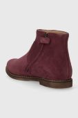 Дитячі замшеві черевики Pom D'api CITY COLIBRI колір бордовий (3536067)