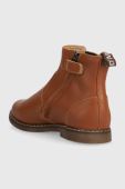 Дитячі шкіряні черевики Pom D'api CITY JODZIP колір коричневий (3535872)