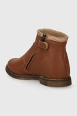 Дитячі шкіряні черевики Pom D'api CITY LOCK колір коричневий (3620210)