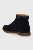 Дитячі замшеві черевики Pom D'api CITY LOCK колір синій (3569522)