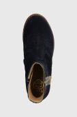 Дитячі замшеві черевики Pom D'api CITY LOCK колір синій (3569522)