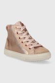 Дитячі шкіряні кеди Pom D'api SWAG ZIP LACE колір рожевий (3569524) Дитячі шкіряні кеди Pom D'api SWAG ZIP LACE колір рожевий (3569524)