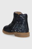 Дитячі замшеві черевики Pom D'api RETRO BACK колір синій (3563245)
