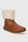 Дитячі шкіряні зимові черевики Shoo Pom колір коричневий (3610178)