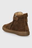 Дитячі шкіряні черевики Shoo Pom колір коричневий