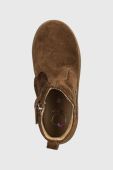 Дитячі шкіряні черевики Shoo Pom колір коричневий