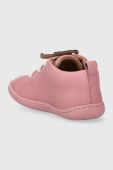 Дитячі шкіряні туфлі Camper 80153.G колір рожевий Дитячі шкіряні туфлі Camper 80153.G колір рожевий