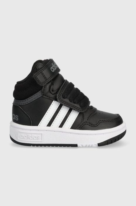 Дитячі кросівки adidas Originals HOOPS MID 3. AC I колір чорний