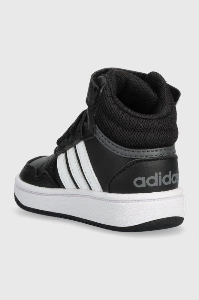 Дитячі кросівки adidas Originals HOOPS MID 3. AC I колір чорний фото 3