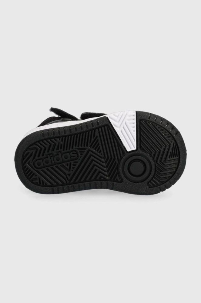 Дитячі кросівки adidas Originals HOOPS MID 3. AC I колір чорний фото 5