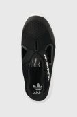 Дитячі сандалі adidas Originals 36 SANDAL C колір чорний