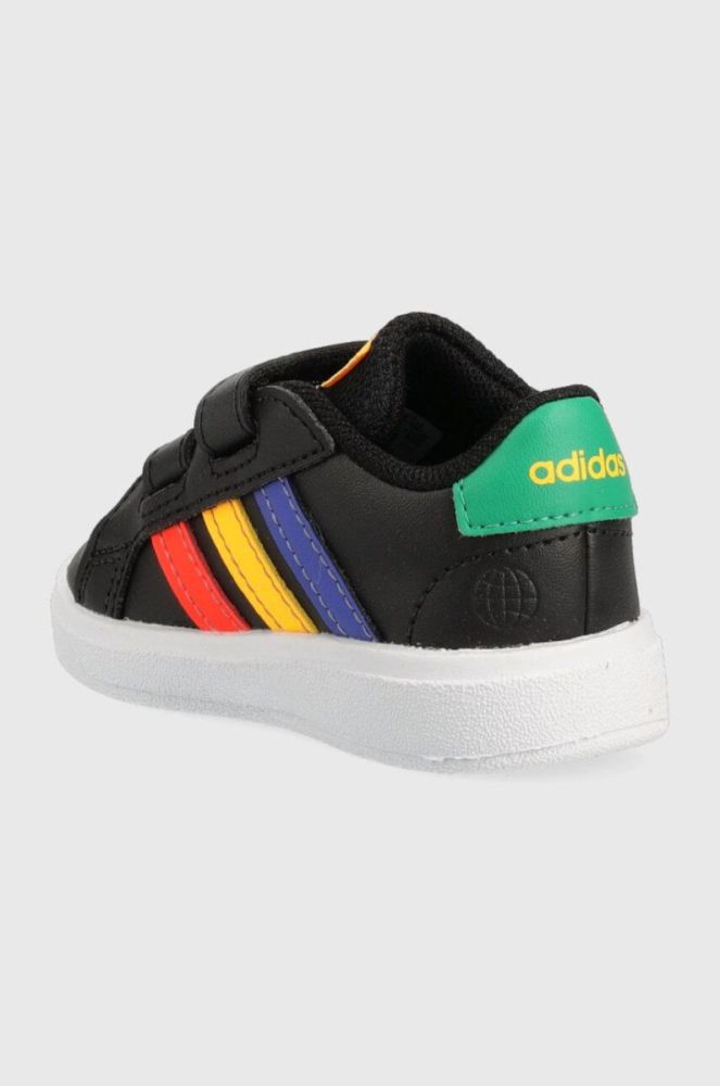 Дитячі кросівки adidas GRAND COURT 2. CF колір чорний фото 3