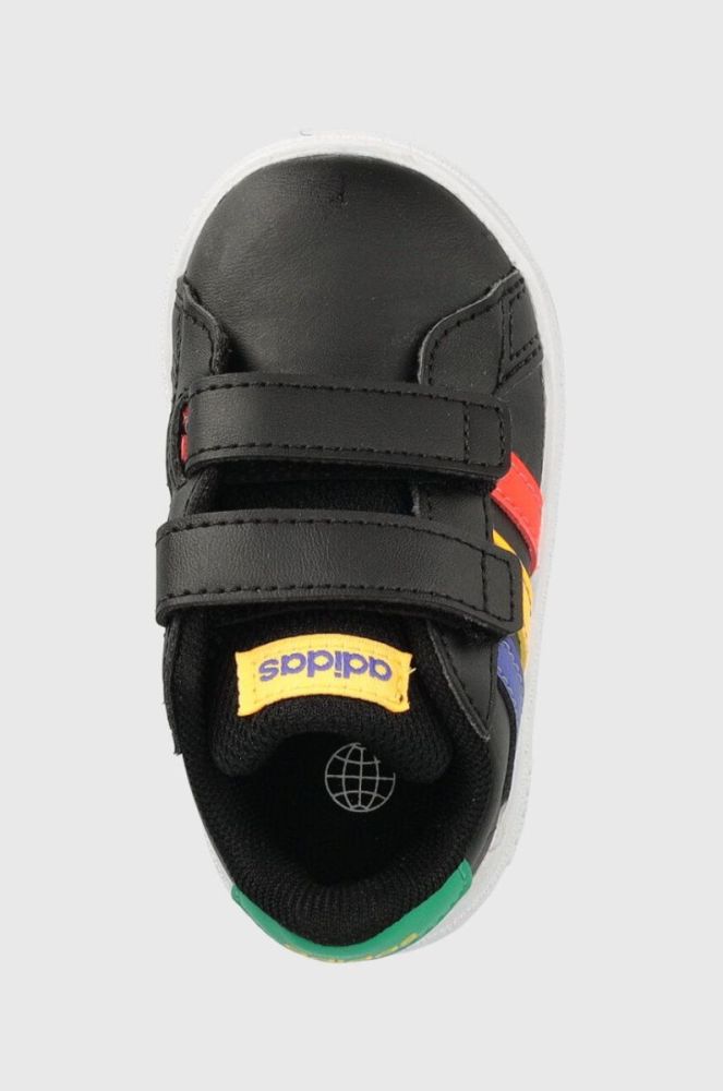 Дитячі кросівки adidas GRAND COURT 2. CF колір чорний фото 4