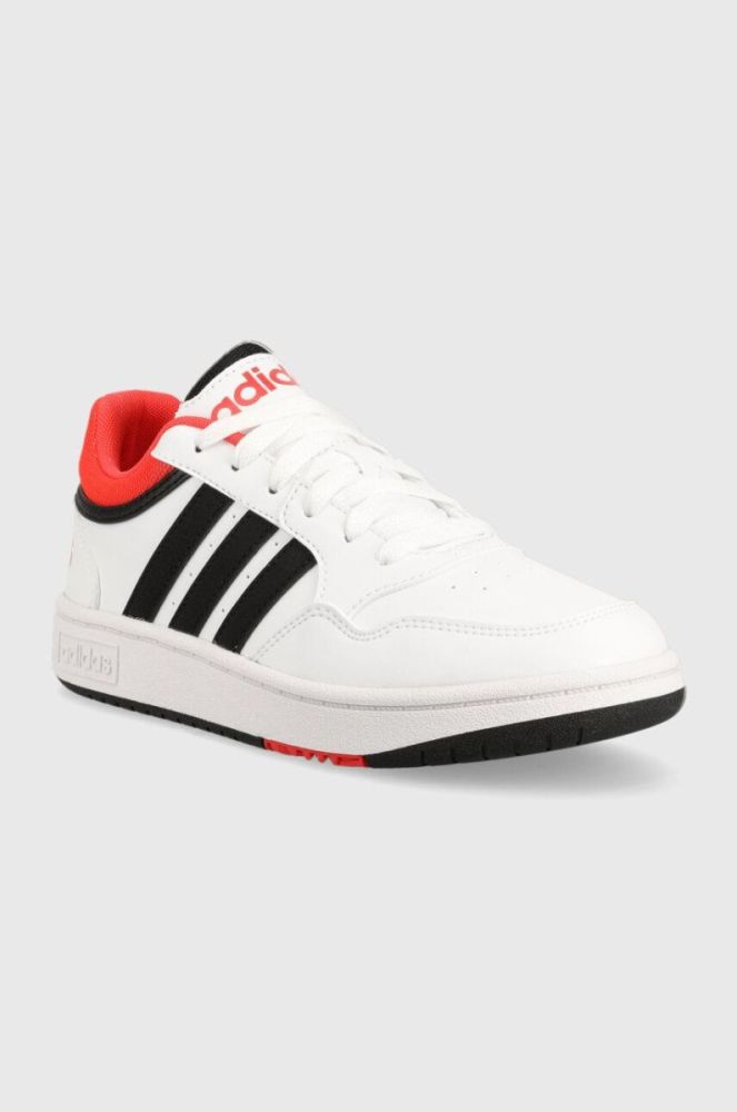 Дитячі кросівки adidas Originals HOOPS 3. K колір білий фото 2