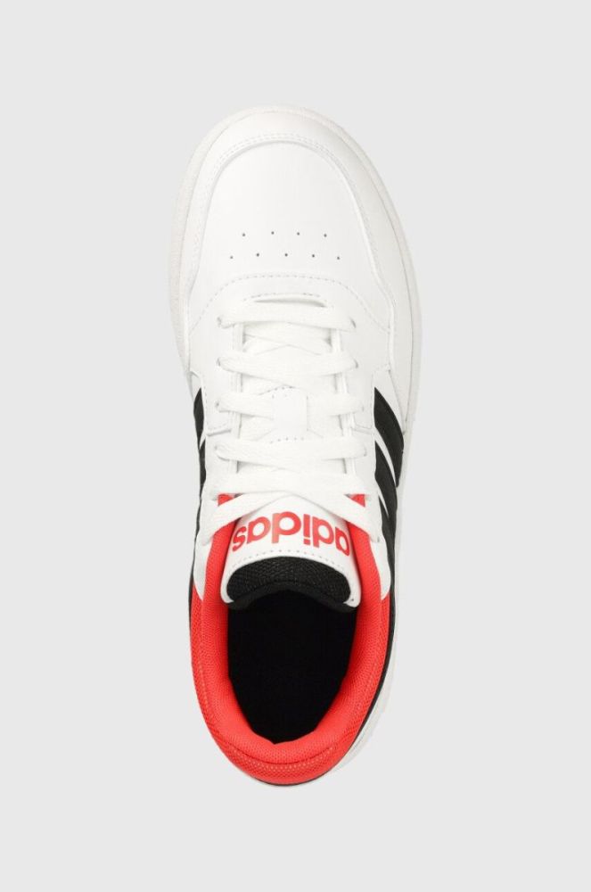 Дитячі кросівки adidas Originals HOOPS 3. K колір білий фото 4