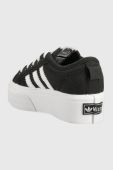 Дитячі кеди adidas Originals NIZZA PLATFORM C колір чорний