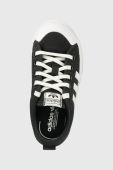 Дитячі кеди adidas Originals NIZZA PLATFORM C колір чорний
