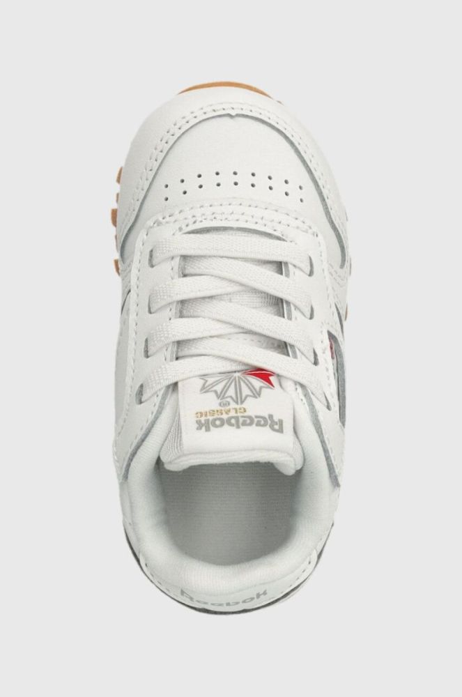 Дитячі кросівки Reebok Classic CL LTHR колір білий (3587048) фото 4