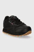 Дитячі кросівки Reebok Classic CL LTHR колір чорний (3586927)