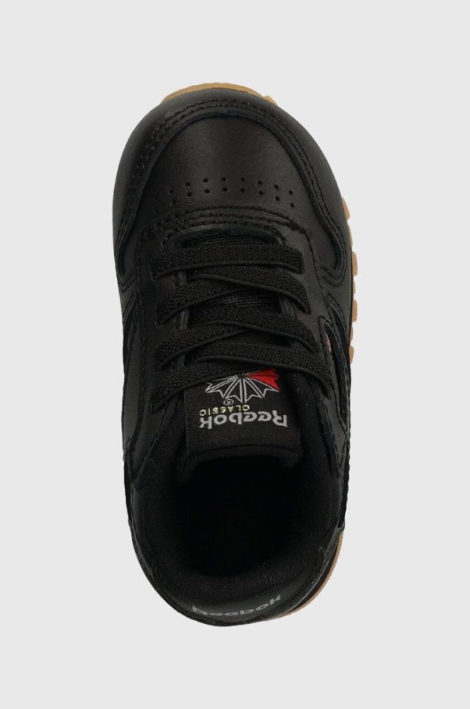 Дитячі кросівки Reebok Classic CL LTHR колір чорний (3586927) фото 4