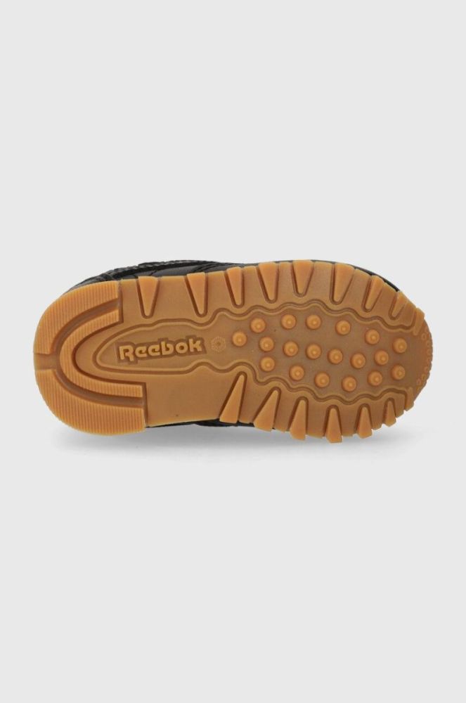 Дитячі кросівки Reebok Classic CL LTHR колір чорний (3586927) фото 5