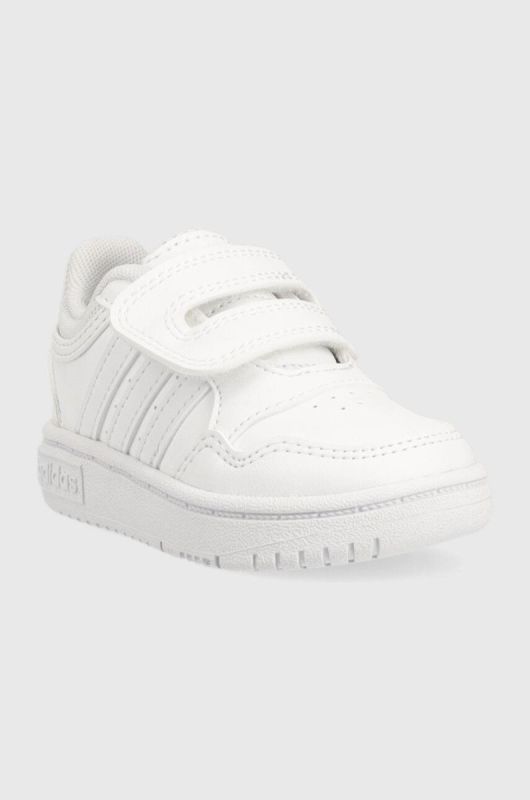 Дитячі кросівки adidas Originals Hoops 3.0 CF I колір білий фото 2