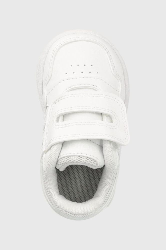 Дитячі кросівки adidas Originals Hoops 3.0 CF I колір білий фото 4