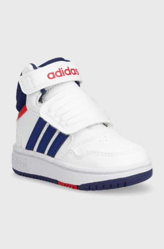 Дитячі кросівки adidas Originals HOOPS MID 3.0 AC I колір білий фото 2