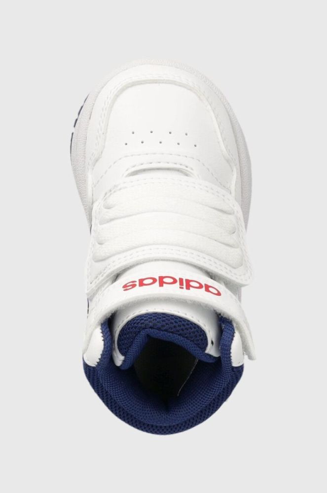 Дитячі кросівки adidas Originals HOOPS MID 3.0 AC I колір білий фото 4