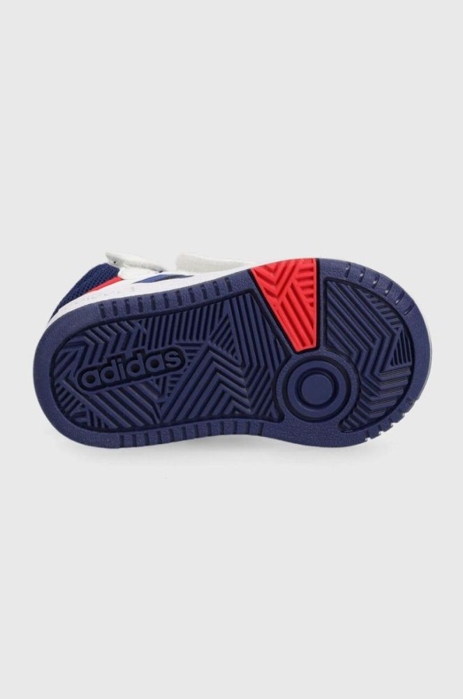 Дитячі кросівки adidas Originals HOOPS MID 3.0 AC I колір білий фото 5