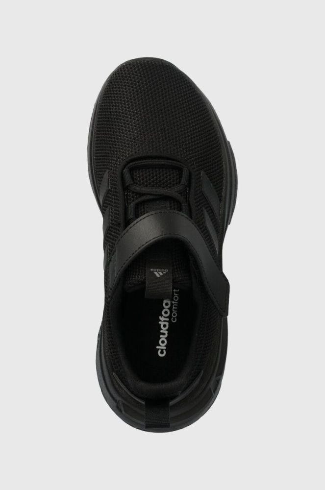 Дитячі кросівки adidas RACER TR23 EL K колір чорний фото 4