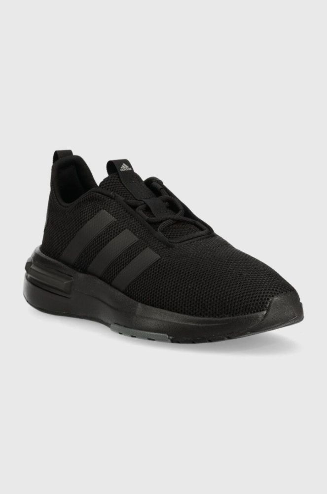 Дитячі кросівки adidas RACER TR23 K колір чорний фото 2