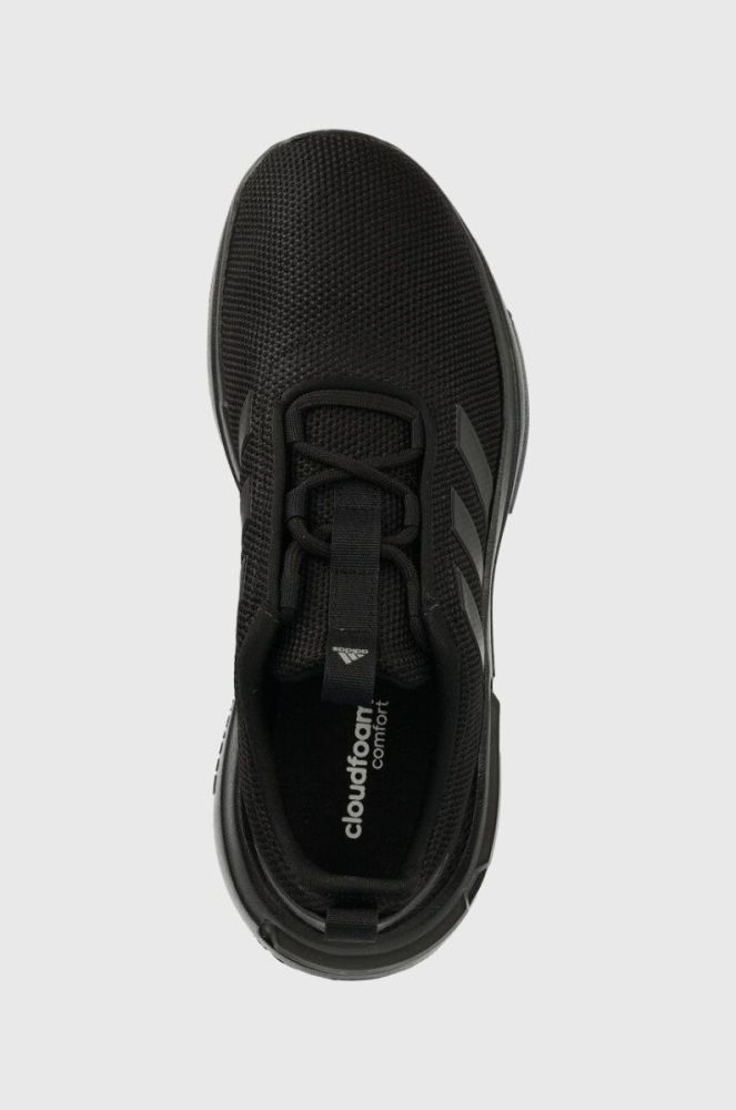 Дитячі кросівки adidas RACER TR23 K колір чорний фото 4