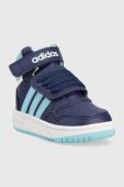 Дитячі кросівки adidas Originals HOOPS MID 3.0 AC I колір блакитний