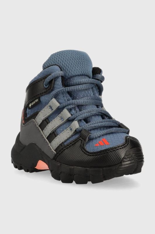 Дитячі черевики adidas TERREX TERREX MID GTX I колір сірий фото 2