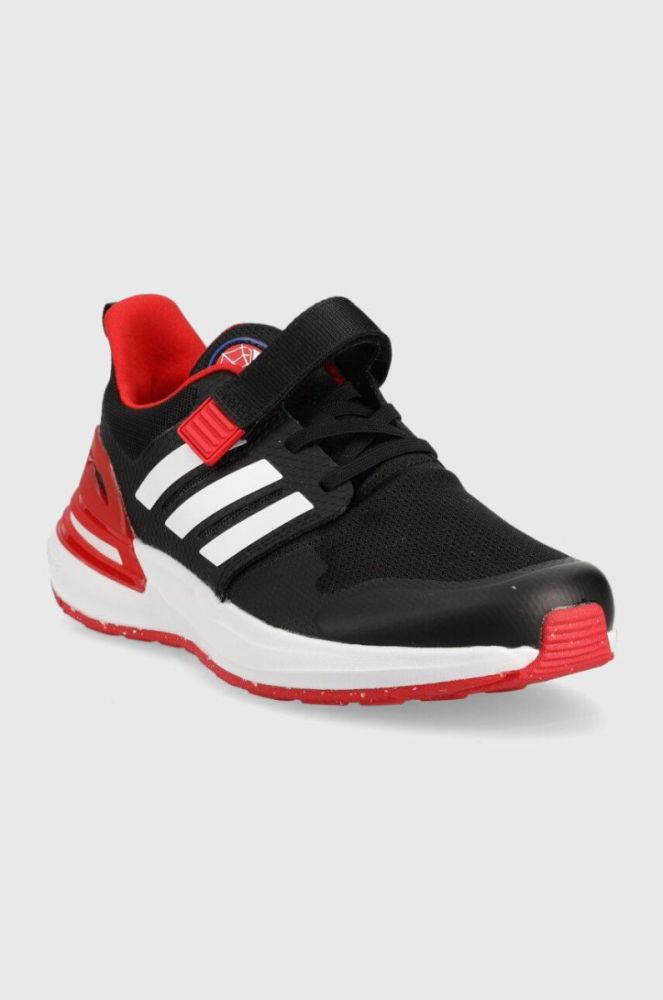 Дитячі кросівки adidas RAPIDASPORT x Marvel колір чорний фото 7