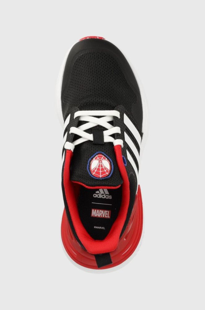 Дитячі кросівки adidas RAPIDASPORT x Marvel колір чорний фото 4