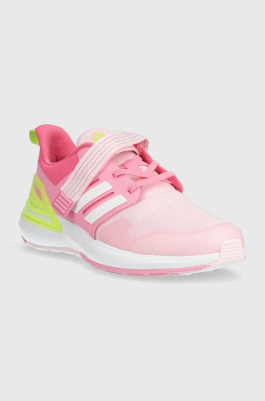 Дитячі кросівки adidas RapidaSport EL K колір рожевий фото 2