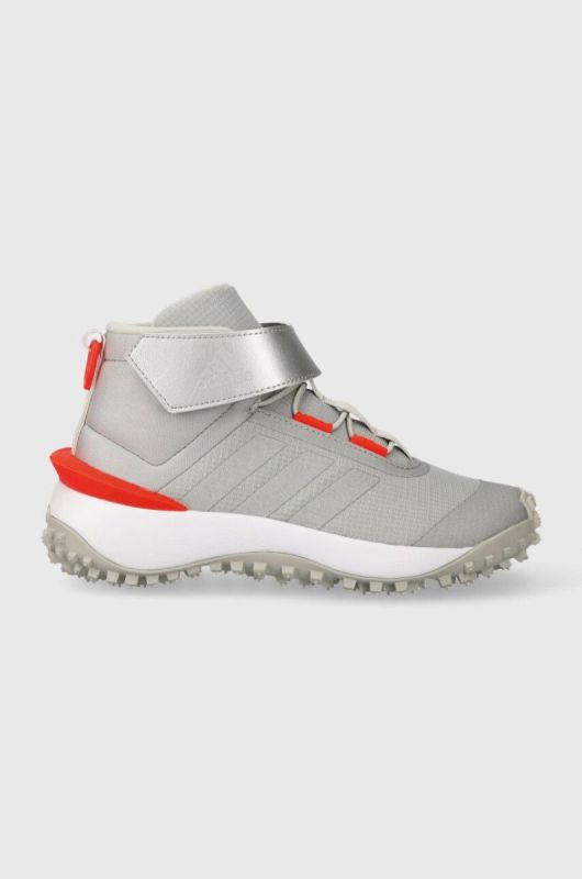 Дитячі кросівки adidas FORTATRAIL EL K колір сірий