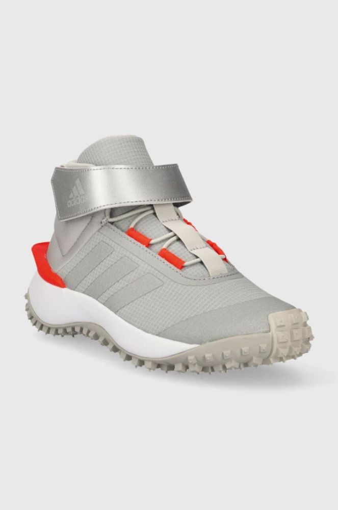 Дитячі кросівки adidas FORTATRAIL EL K колір сірий фото 2
