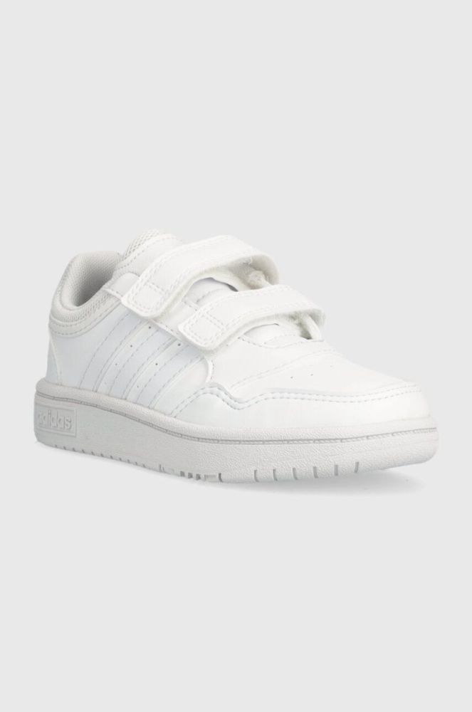 Дитячі кросівки adidas Originals HOOPS 3.0 CF C колір білий (3619749) фото 2