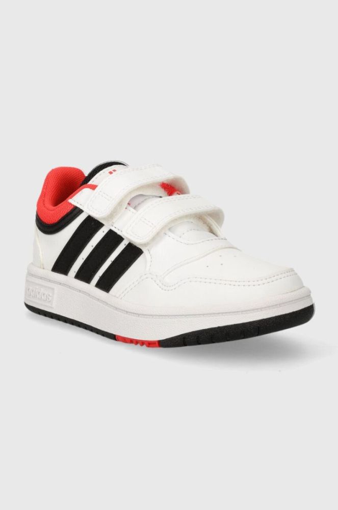 Дитячі кросівки adidas Originals HOOPS 3.0 CF C колір білий (3612453) фото 2