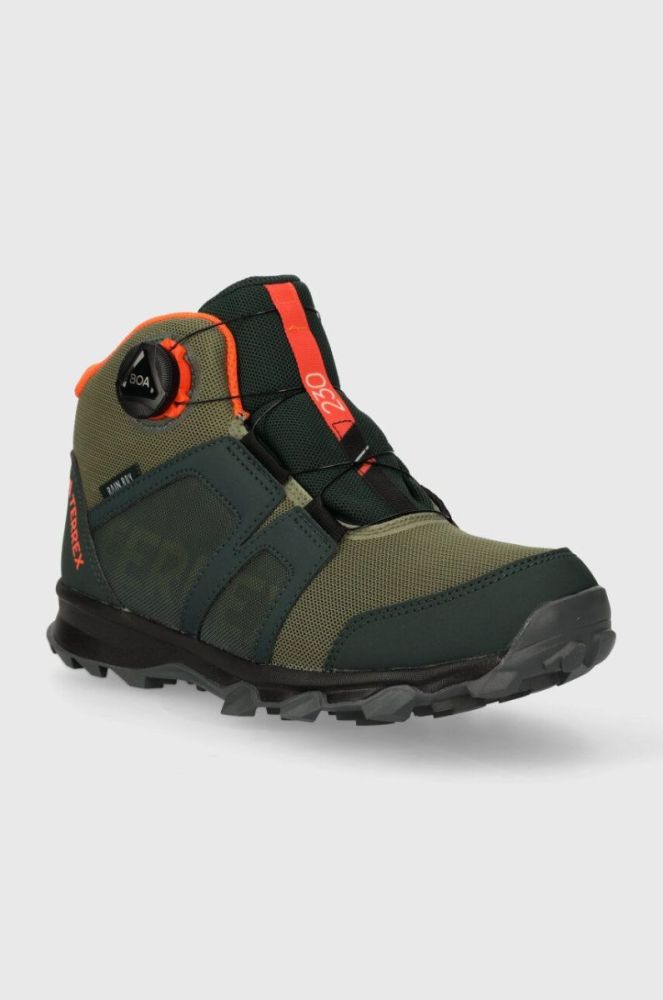 Дитячі черевики adidas TERREX TERREX BOA MID R.RD колір зелений фото 2