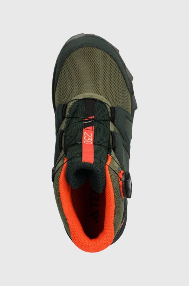Дитячі черевики adidas TERREX TERREX BOA MID R.RD колір зелений фото 4