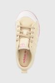 Дитячі кеди adidas Originals NIZZA PLATFORM C колір бежевий