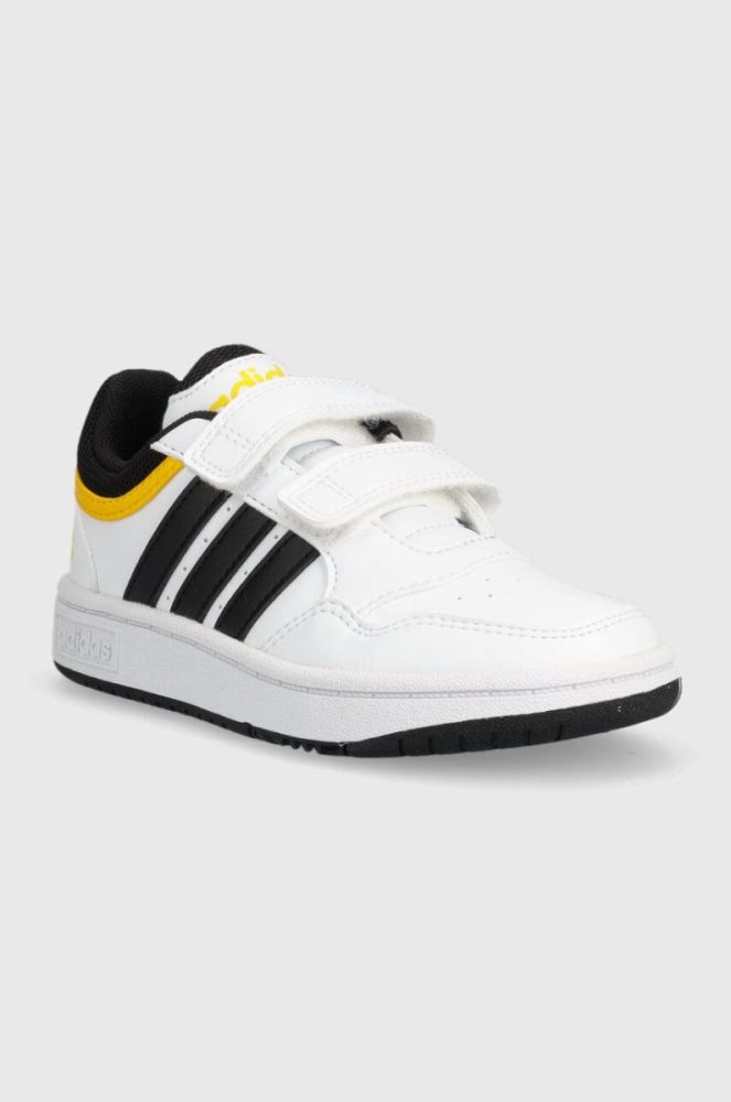 Дитячі кросівки adidas Originals HOOPS 3.0 CF C колір білий (3490889) фото 2