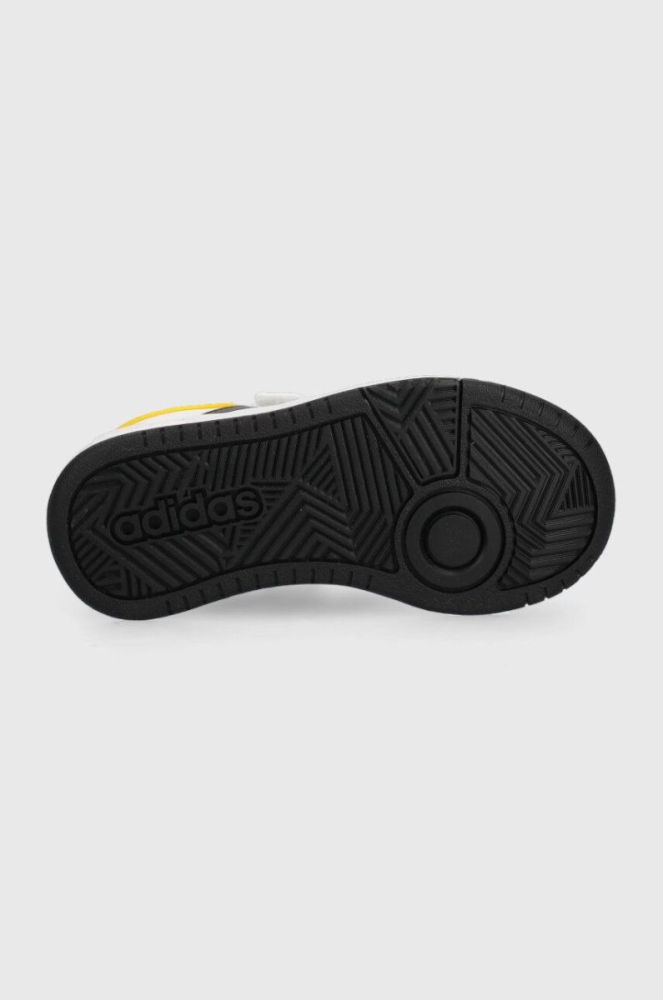 Дитячі кросівки adidas Originals HOOPS 3.0 CF C колір білий (3490889) фото 5
