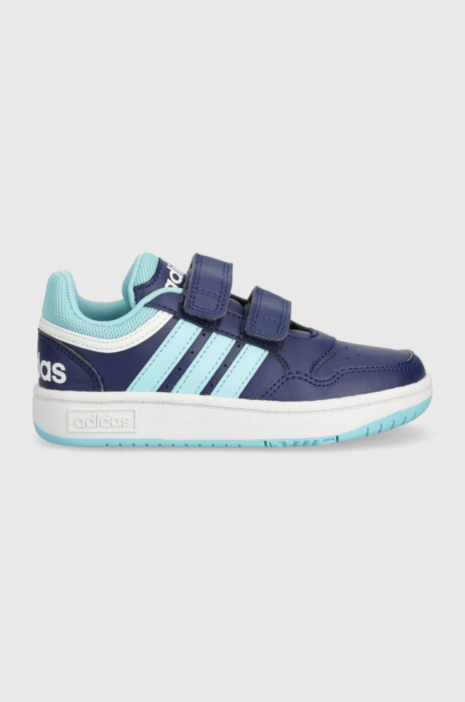 Дитячі кросівки adidas Originals HOOPS 3.0 CF C колір блакитний